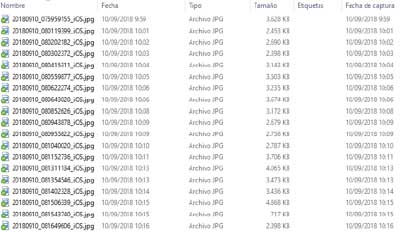 resultado de la modificación de los archivos