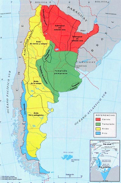 mapa de argentina