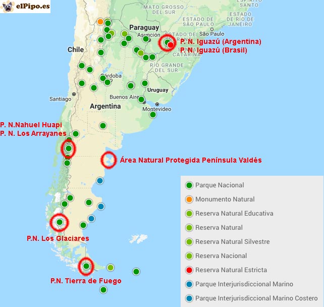 zonas naturales argentina