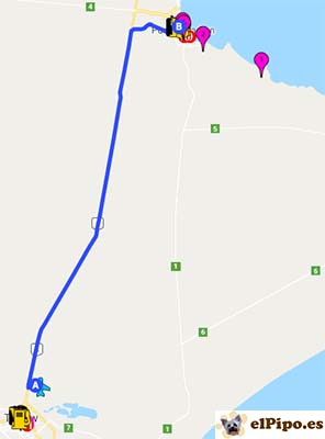 ruta hasta trelew