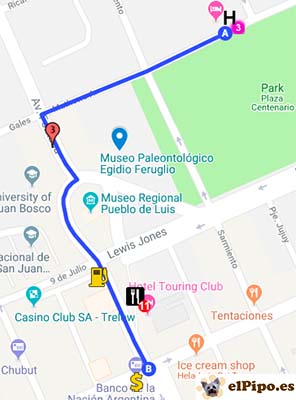 itinerario hasta banco de la nación