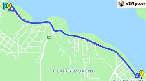 ruta hasta bahía serena