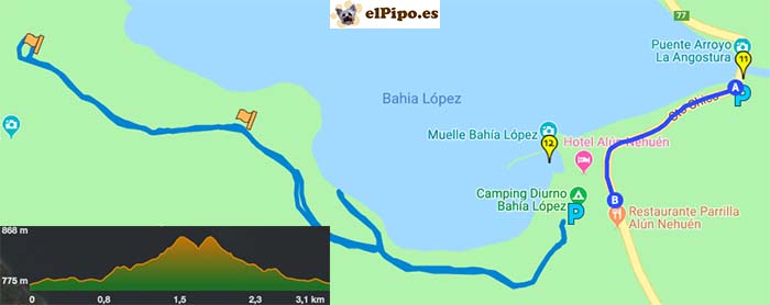 itinerario bahía lópez