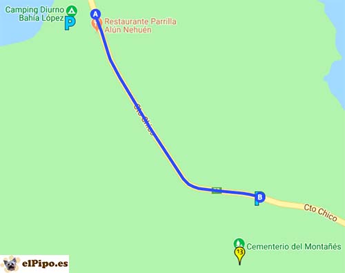 ruta hasta cementerio montañés