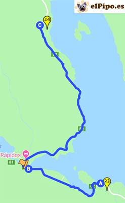 ruta hasta lago mascardi