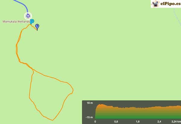 recorrido por mamukala wetlands walk