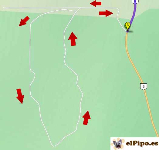 mapa bison paddock loop