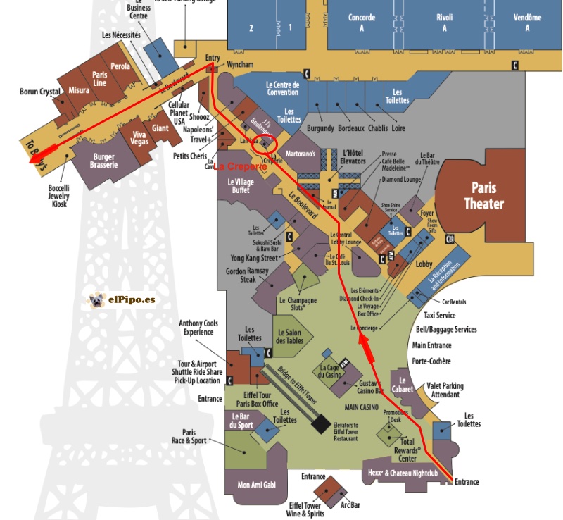 recorrido por el hotel París recorrido por el hotel París