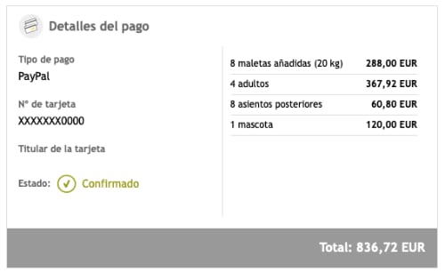 coste de los billetes de avión