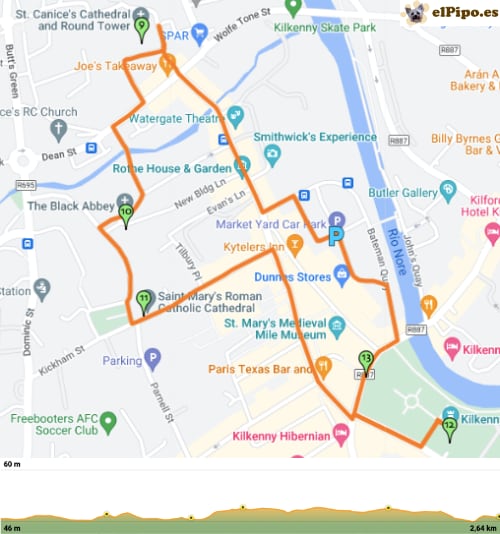 itinerario por Kilkenny