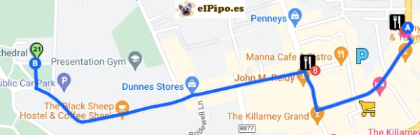 itinerario hasta St Mary's Cathedral