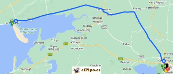 itinerario hasta Killarney