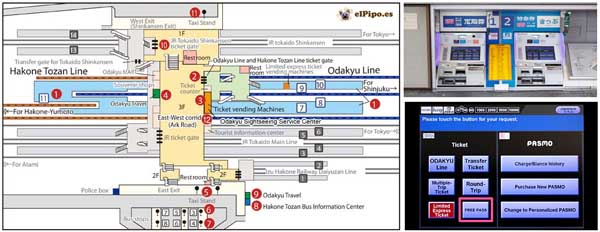 plano estación odawara