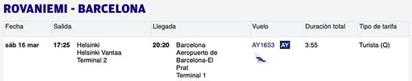 billete de avión hasta barcelona