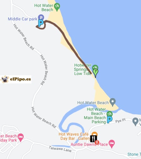 recorrido por Hot Water