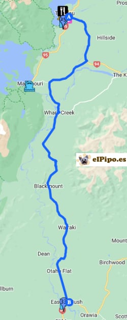 itinerario hasta Clifden Suspension Bridge