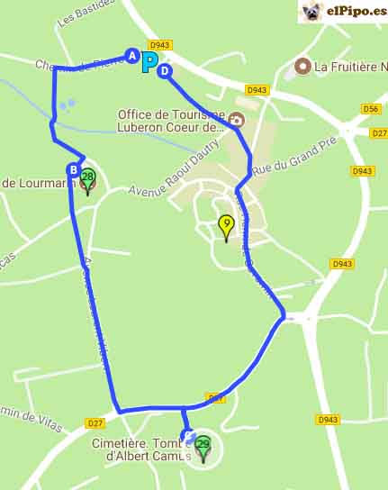 recorrido por Lourmarin