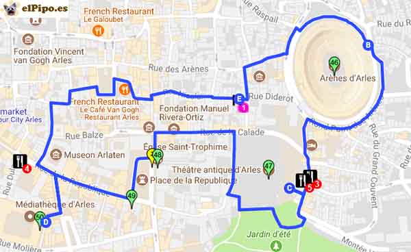 recorrido por Arles