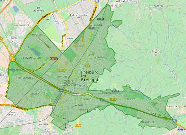 zona medioambiental friburgo