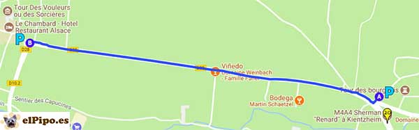 recorrida hasta kayserberg 