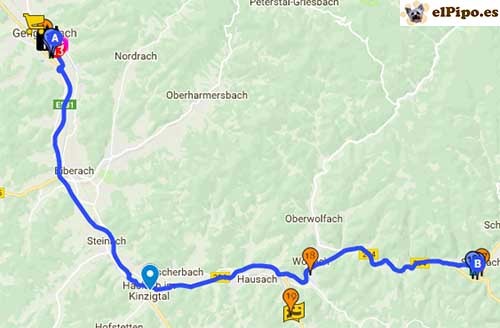 recorrido hasta schiltach