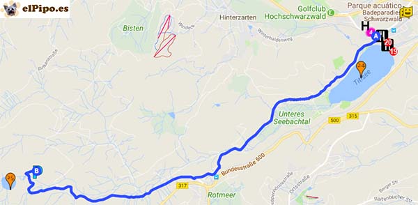 recorrido hasta feldsee