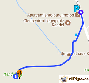 itinerario por kandel