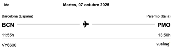 horario vuelo de ida