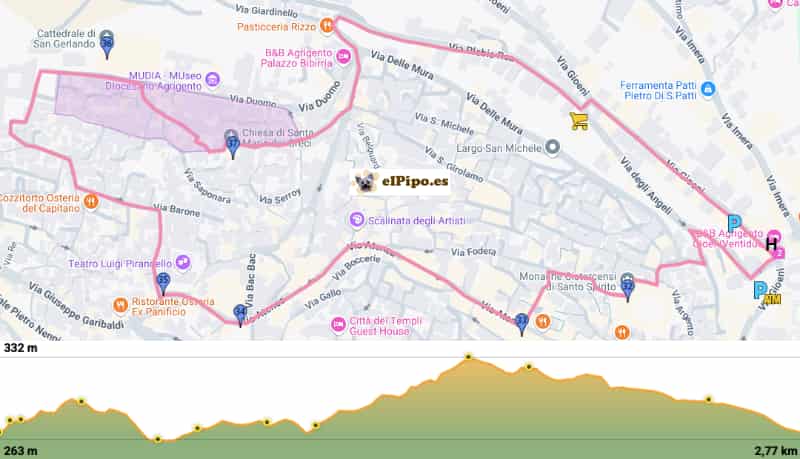 recorrido por Agrigento