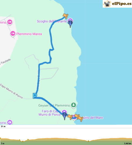 itinerario hasta reserva marina de plemmirio