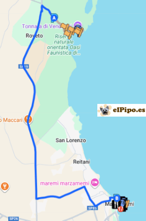 itinerario hasta marzamemi