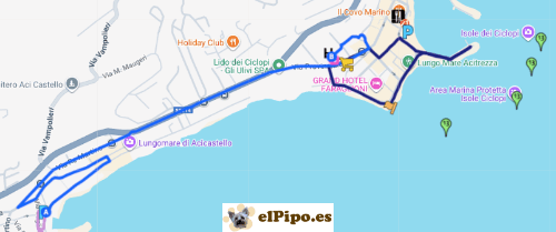 itinerario hasta Aci Trezza itinerario hasta Aci Trezza