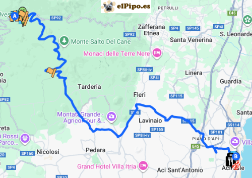 itinerario hasta acireale itinerario hasta acireale