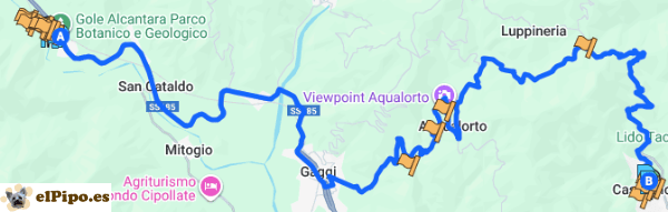 itinerario hasta Castelmola itinerario hasta Castelmola