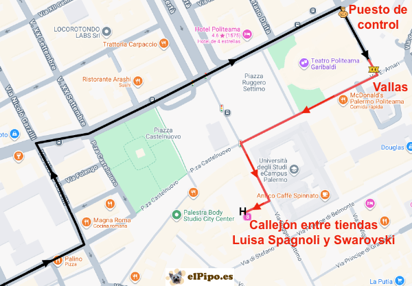acceso al alojamiento en Palermo acceso al alojamiento en Palermo